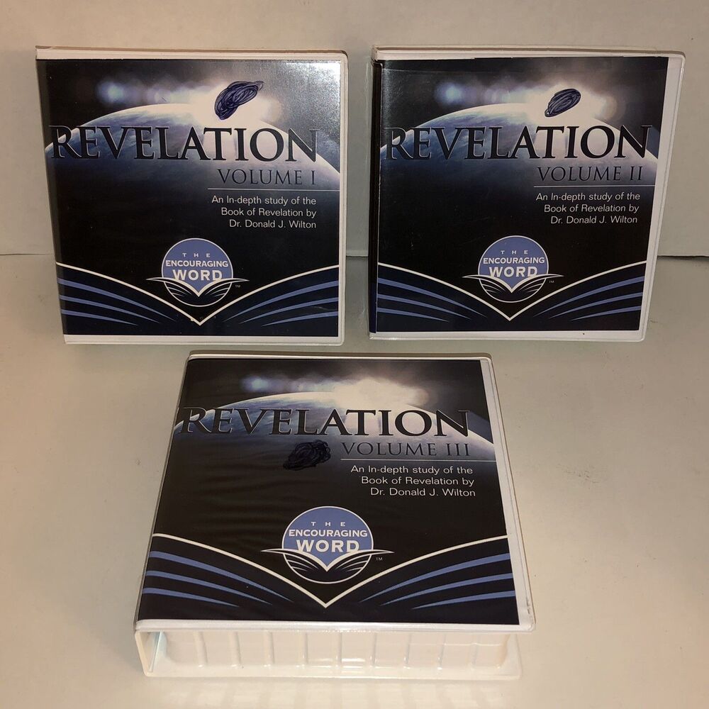 Revelation Volume 1 2 3 Donald J Wilton Encouraging Word Bible Study 56 CD Set